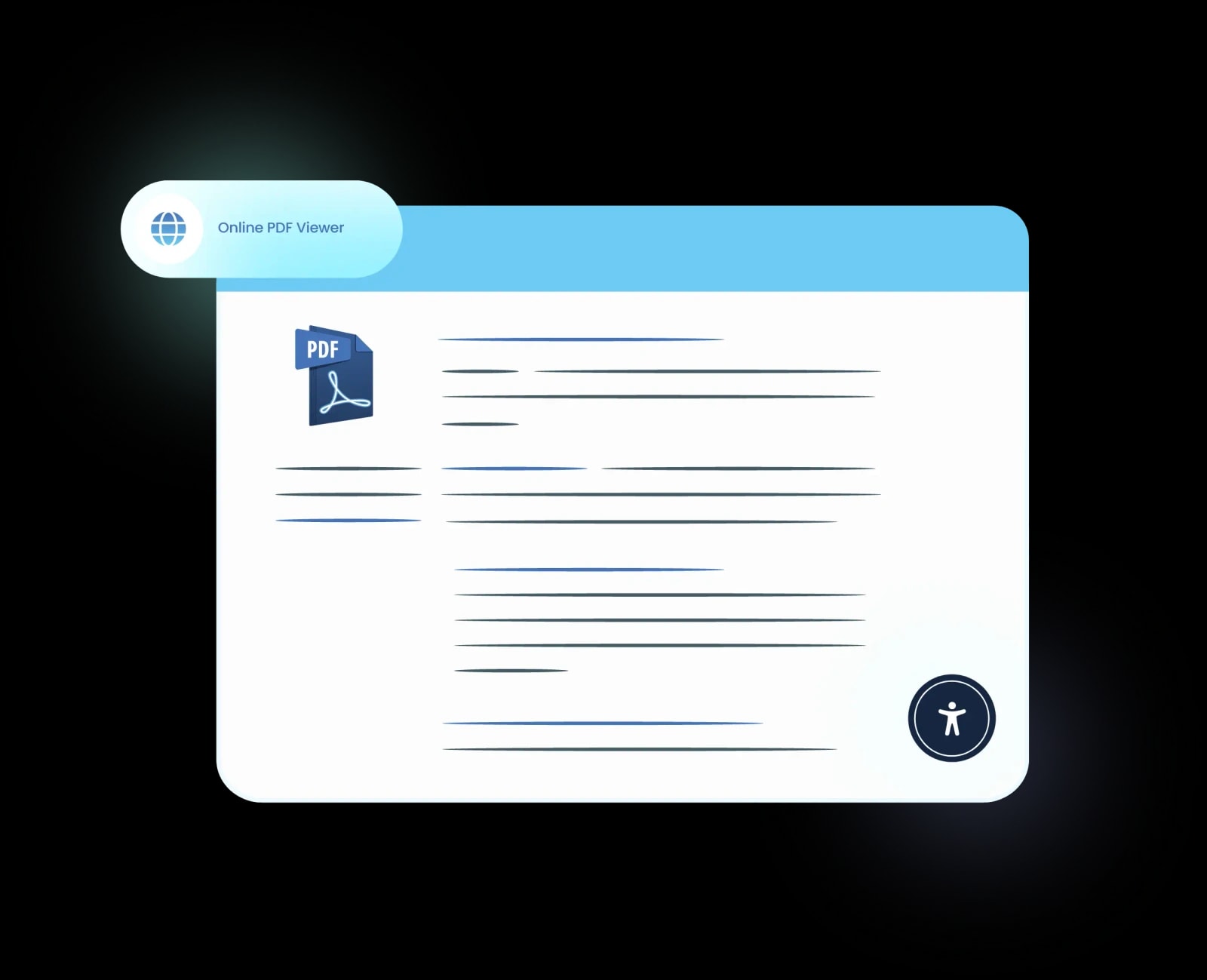 Accessiblee online PDF viewer and accessibility tools